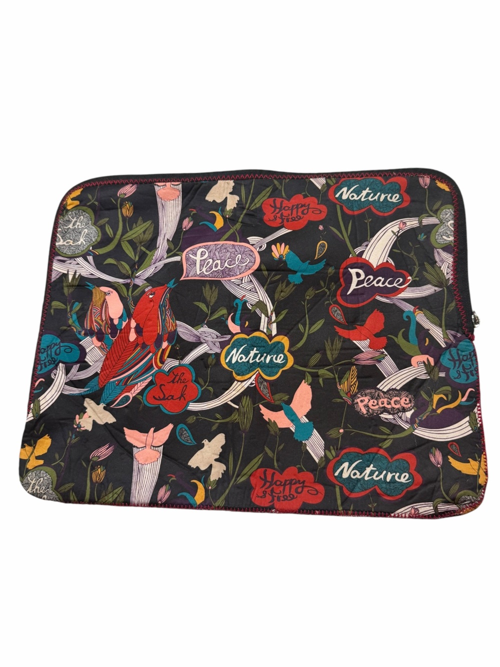 The Sak Black Multi Nature & Peace Laptop & Tablet Sleeve